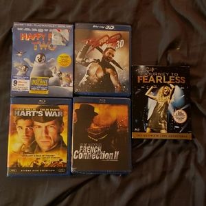 5 BRAND NEW BLURAYS!!